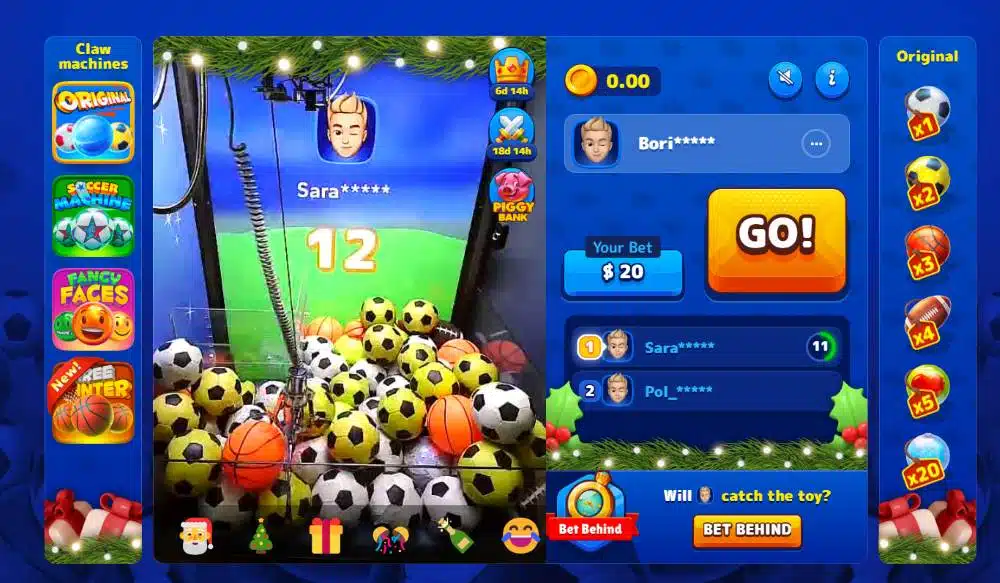 Funzione Bonus Crab di WishWin